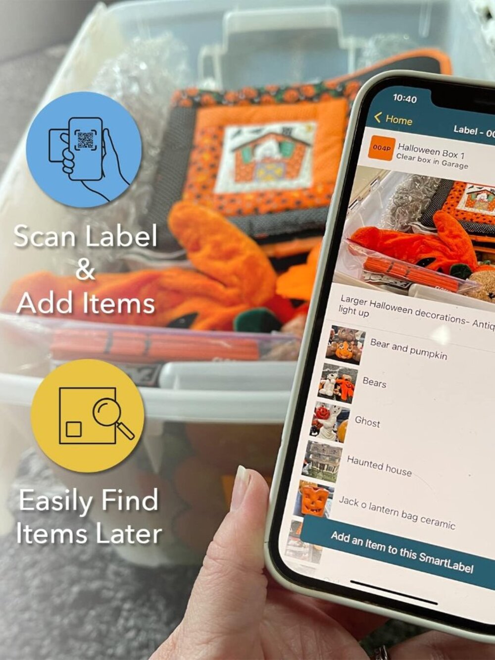 - QR Code Labels for Storage, Organization, Moving & Inventory - Picture 4 of 9